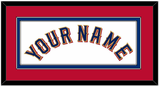 Texas Name - Home White - Signature Tier 4