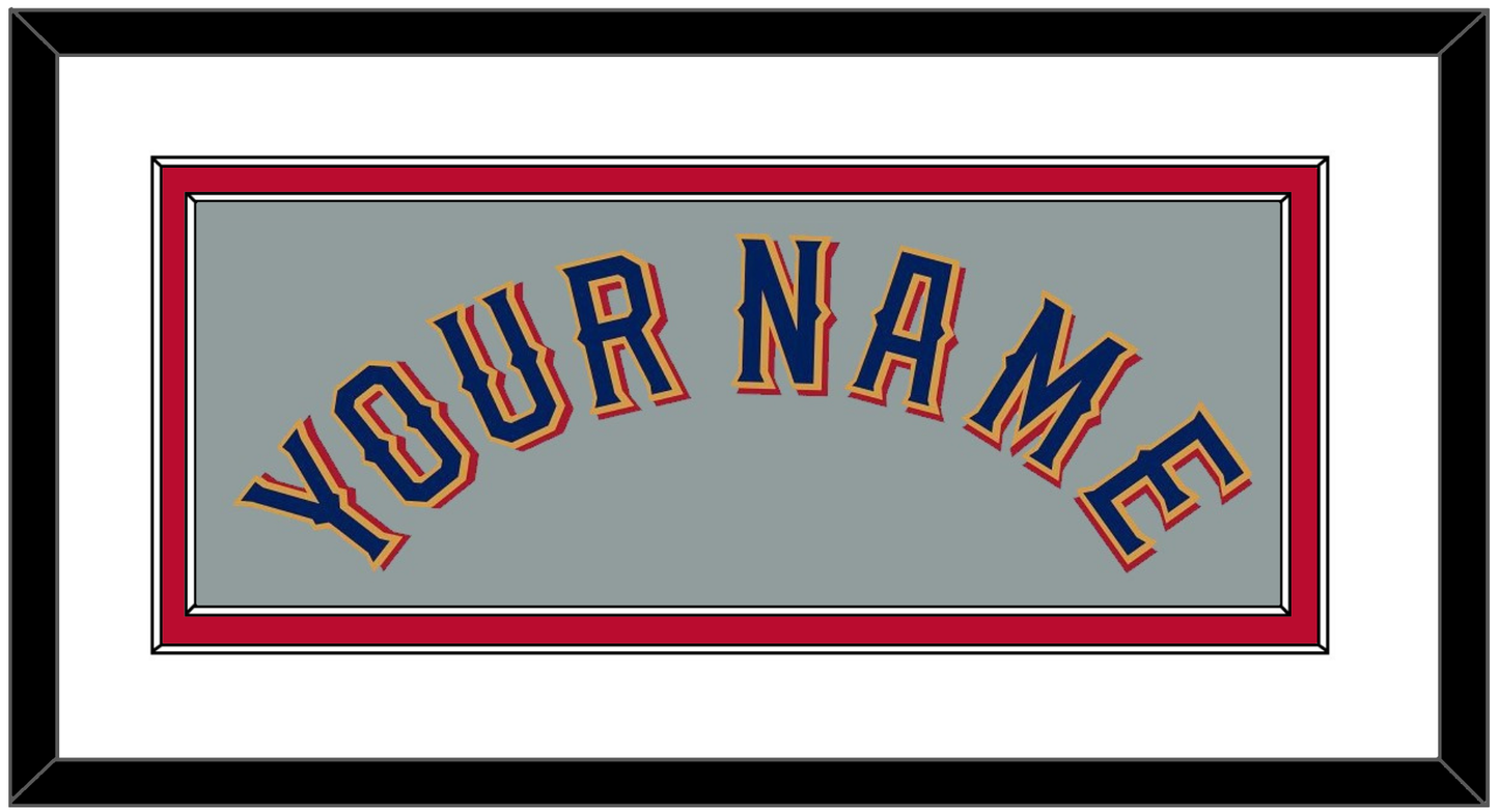 Texas Name - Road Gray - Signature Tier 2