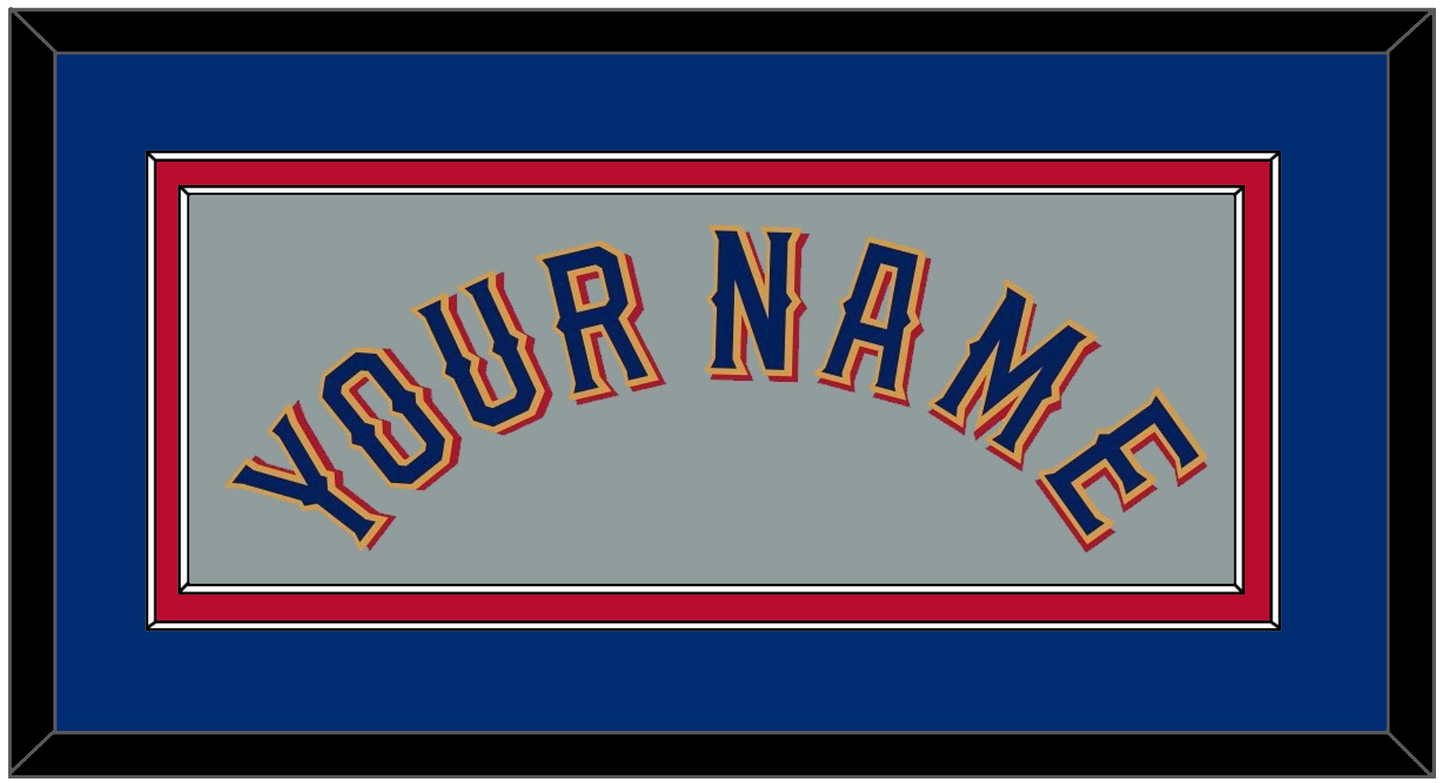 Texas Name - Road Gray - Signature Tier 3