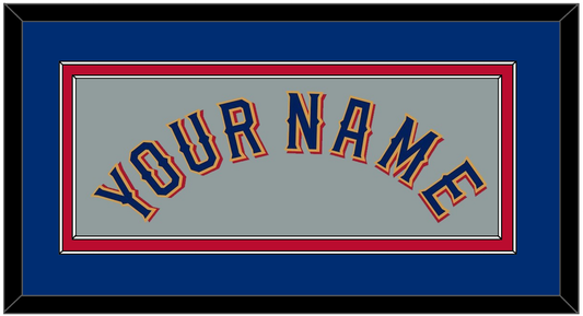 Texas Name - Road Gray - Signature Tier 3