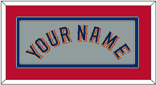 Texas Name - Road Gray - Signature Tier 4