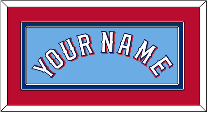 Texas Name - Alternate Powder Blue - Signature Tier 4
