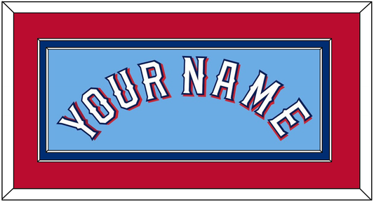Texas Name - Alternate Powder Blue - Signature Tier 4
