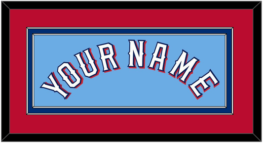 Texas Name - Alternate Powder Blue - Signature Tier 4