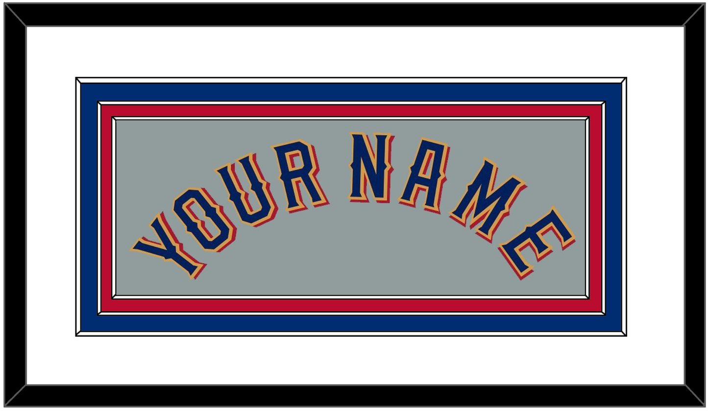Texas Name - Road Gray - Premier Tier 1