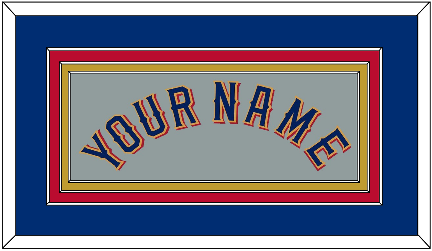 Texas Name - Road Gray - Premier Tier 2