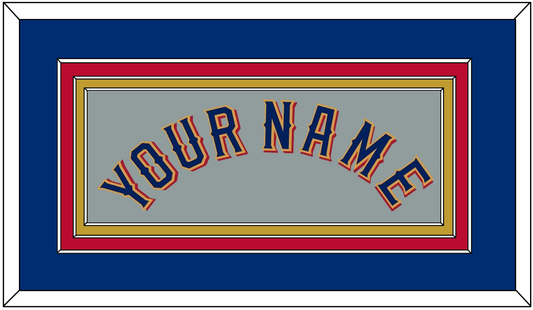 Texas Name - Road Gray - Premier Tier 2