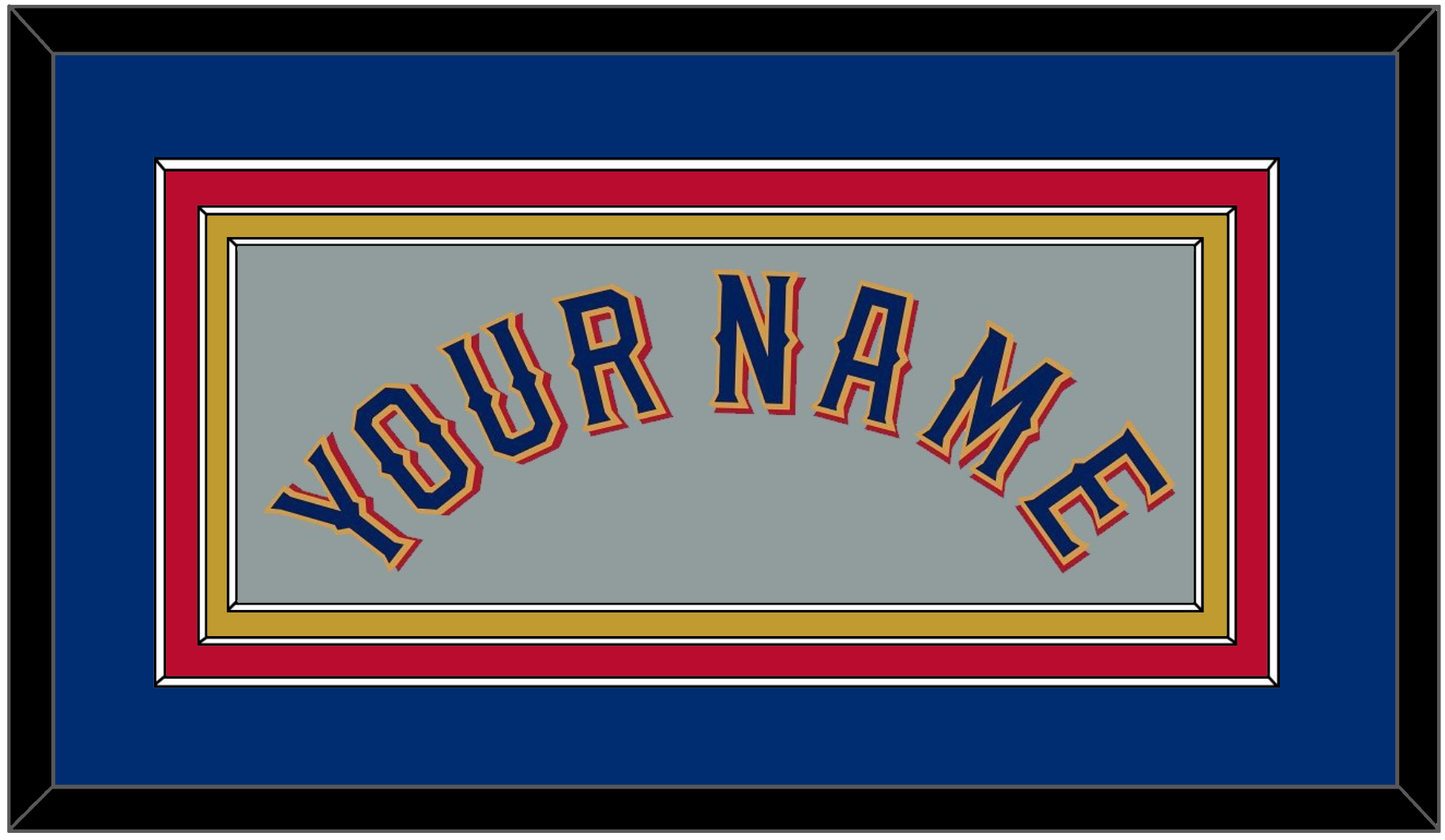 Texas Name - Road Gray - Premier Tier 2