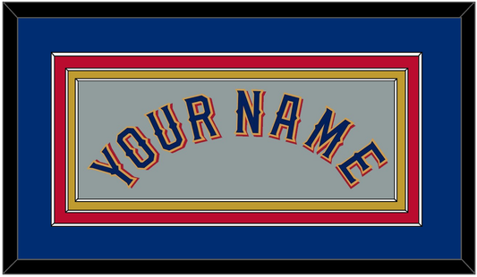 Texas Name - Road Gray - Premier Tier 2