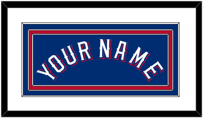 Texas Name - Alternate Blue - Premier Tier 1