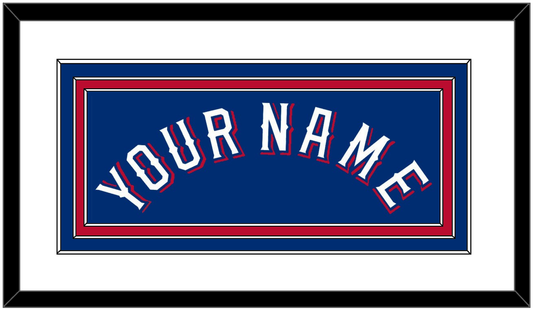 Texas Name - Alternate Blue - Premier Tier 1