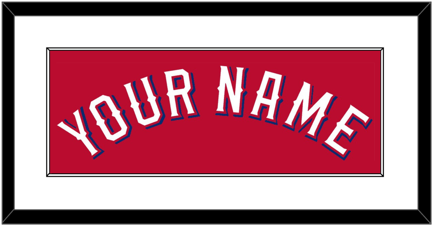 Texas Name - Alternate Red (2020-2022) - Essential Tier 1