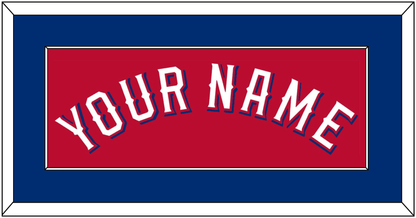 Texas Name - Alternate Red (2020-2022) - Essential Tier 2