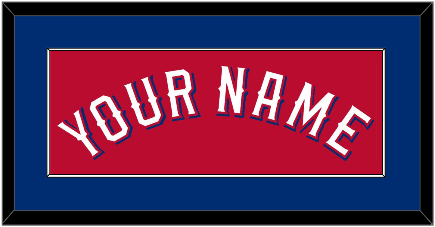 Texas Name - Alternate Red (2020-2022) - Essential Tier 2