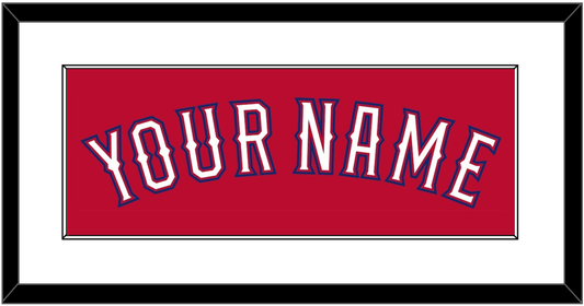 Texas Name - Alternate Red (2016-2019) - Essential Tier 1