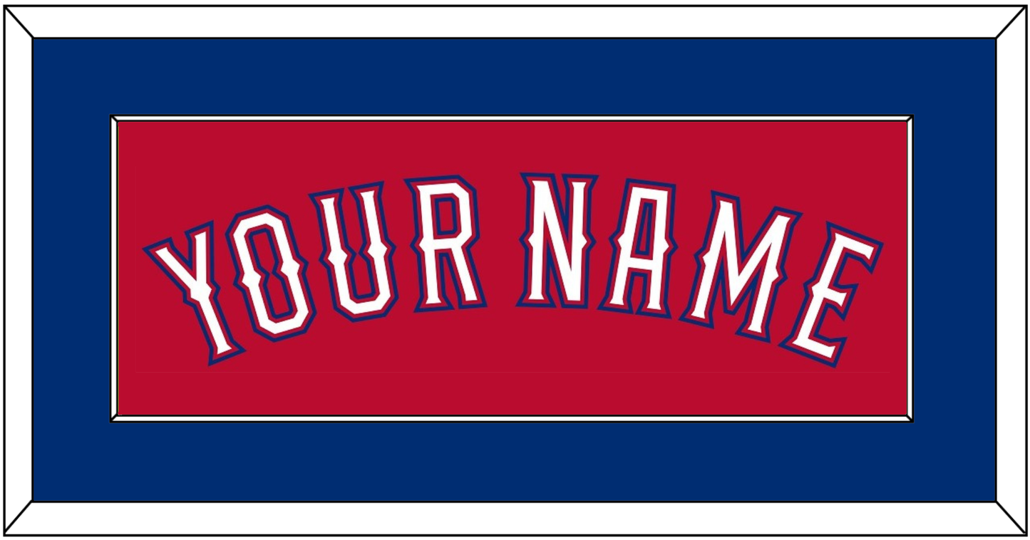 Texas Name - Alternate Red (2016-2019) - Essential Tier 2