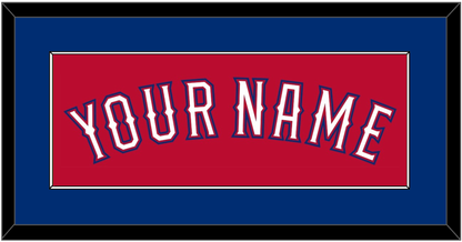 Texas Name - Alternate Red (2016-2019) - Essential Tier 2