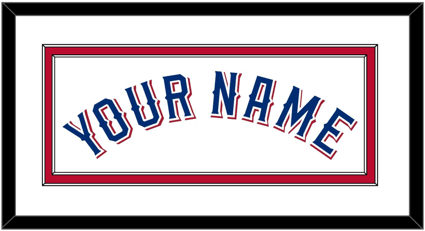 Texas Name - Home White (2020-2023) - Signature Tier 2
