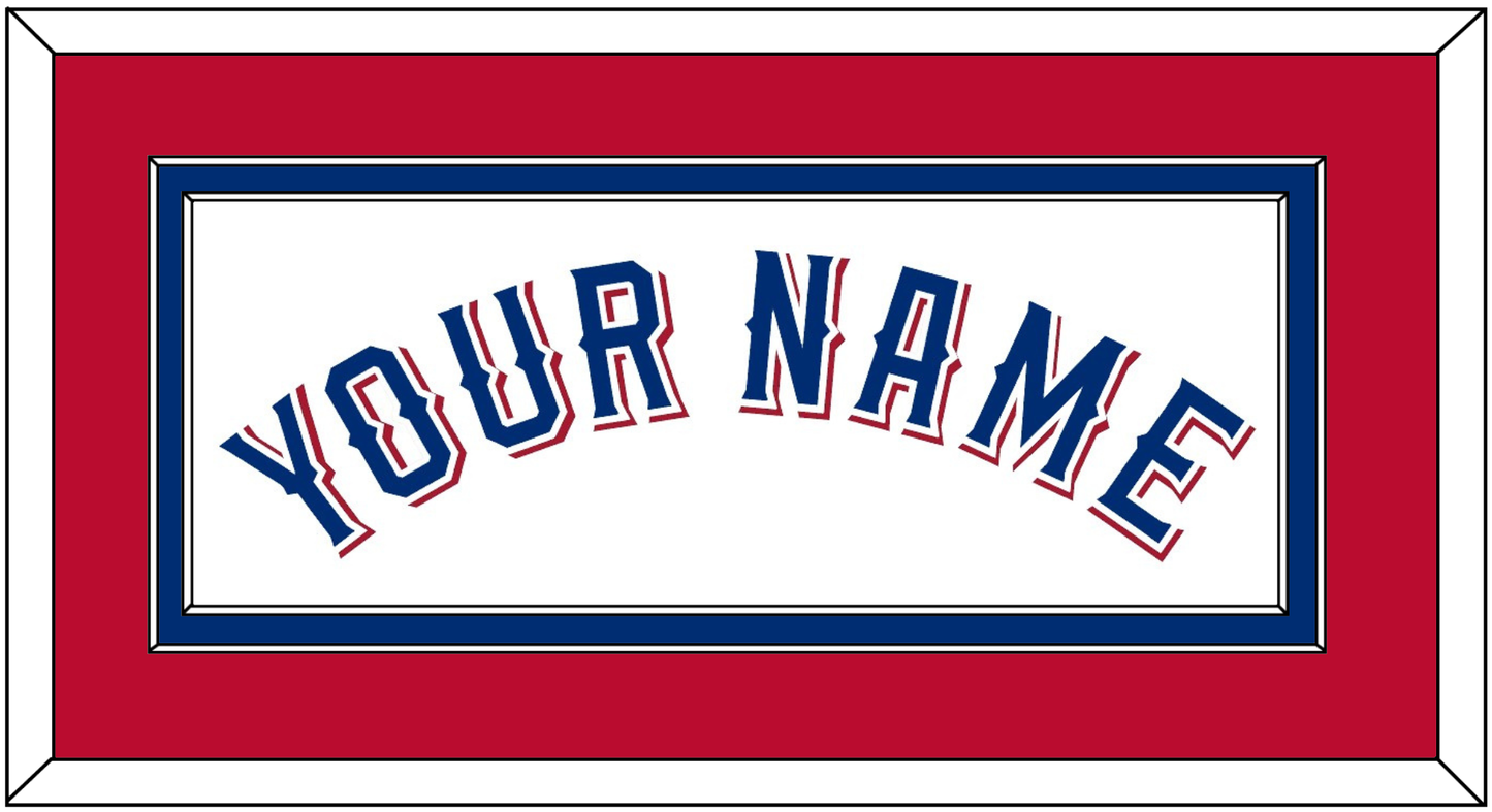 Texas Name - Home White (2020-2023) - Signature Tier 4