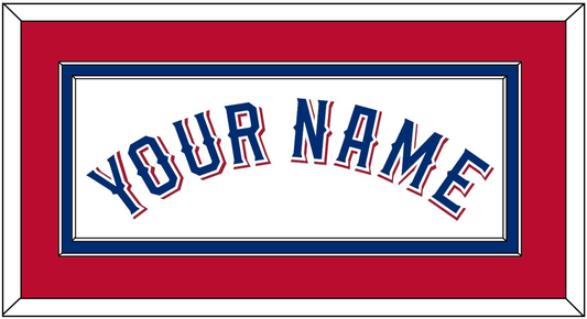 Texas Name - Home White (2020-2023) - Signature Tier 4
