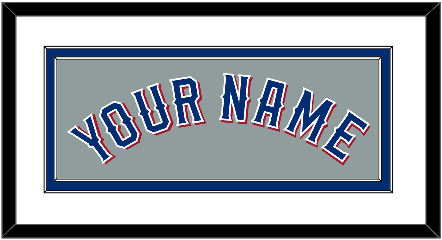 Texas Name - Road Gray (2020-2023) - Signature Tier 1