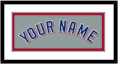Texas Name - Road Gray (2020-2023) - Signature Tier 2