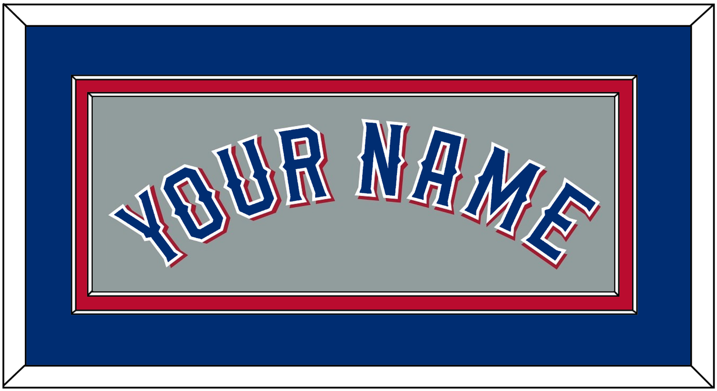 Texas Name - Road Gray (2020-2023) - Signature Tier 3