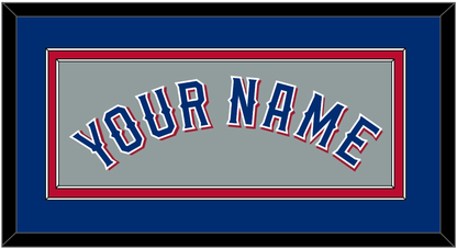 Texas Name - Road Gray (2020-2023) - Signature Tier 3