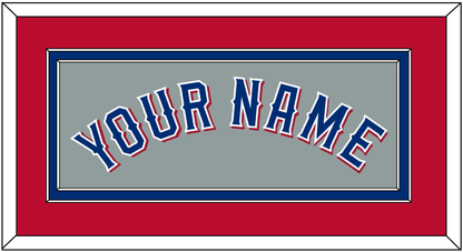 Texas Name - Road Gray (2020-2023) - Signature Tier 4