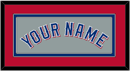 Texas Name - Road Gray (2020-2023) - Signature Tier 4