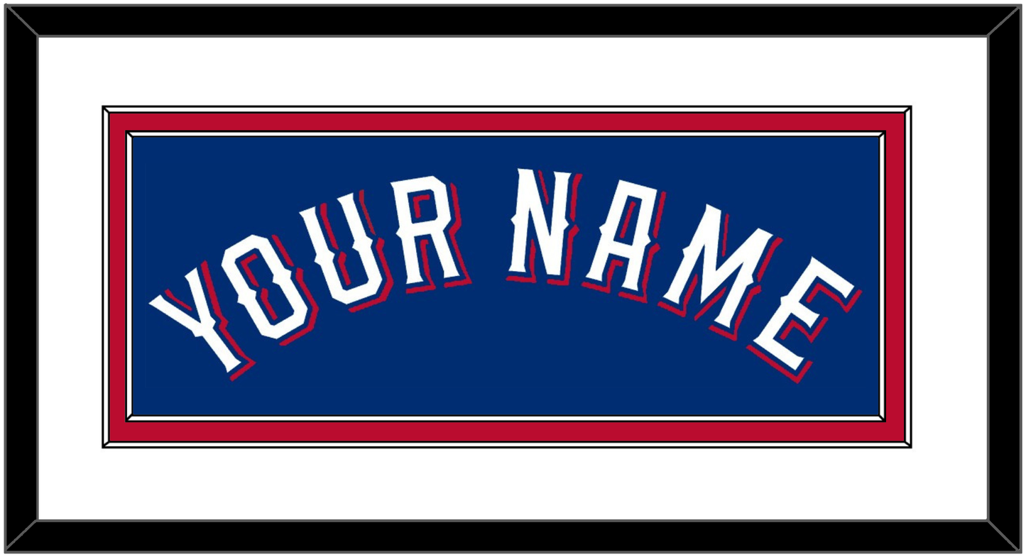 Texas Name - Alternate Blue (2020-2023) - Signature Tier 1