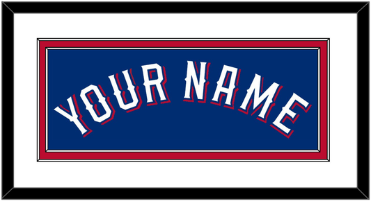 Texas Name - Alternate Blue (2020-2023) - Signature Tier 1