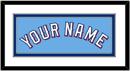 Texas Name - Alternate Powder Blue (2020-2023) - Signature Tier 1