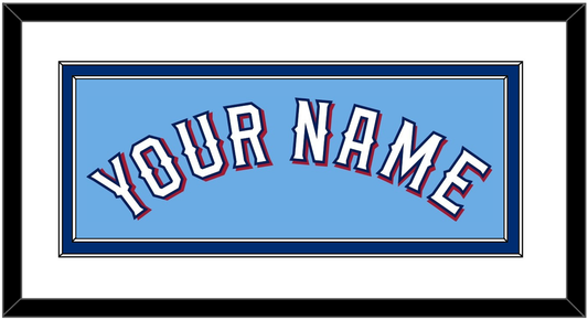 Texas Name - Alternate Powder Blue (2020-2023) - Signature Tier 1