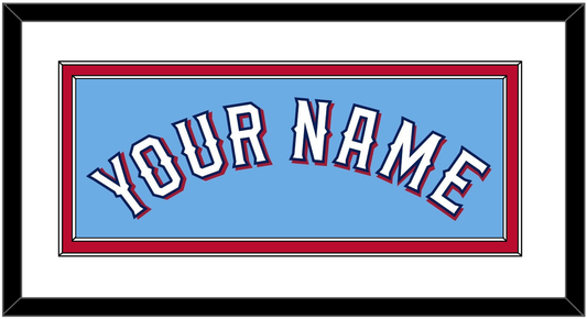 Texas Name - Alternate Powder Blue (2020-2023) - Signature Tier 2