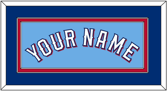 Texas Name - Alternate Powder Blue (2020-2023) - Signature Tier 3