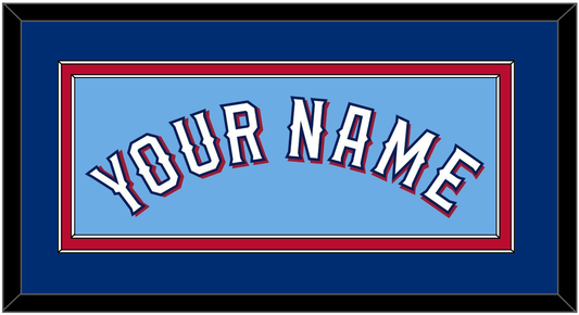 Texas Name - Alternate Powder Blue (2020-2023) - Signature Tier 3