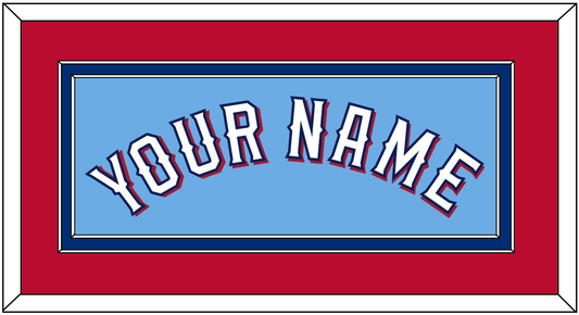 Texas Name - Alternate Powder Blue (2020-2023) - Signature Tier 4