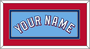 Texas Name - Alternate Powder Blue (2020-2023) - Double Mat 4