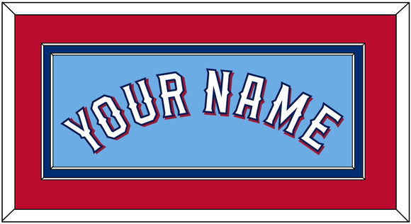 Texas Name - Alternate Powder Blue - Double Mat 4