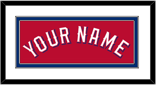 Texas Name - Alternate Red (2020-2022) - Signature Tier 1