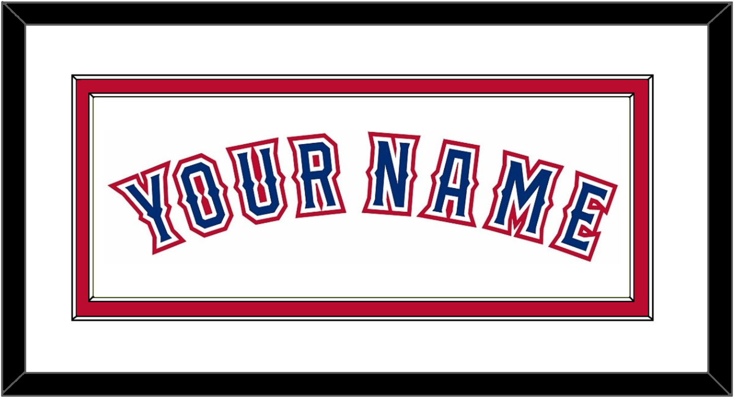 Texas Name - Home White (2016-2019) - Signature Tier 2