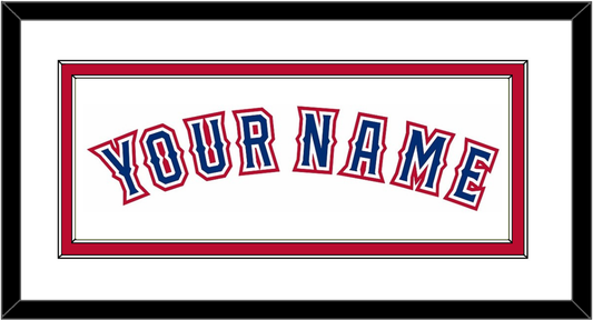Texas Name - Home White (2016-2019) - Signature Tier 2