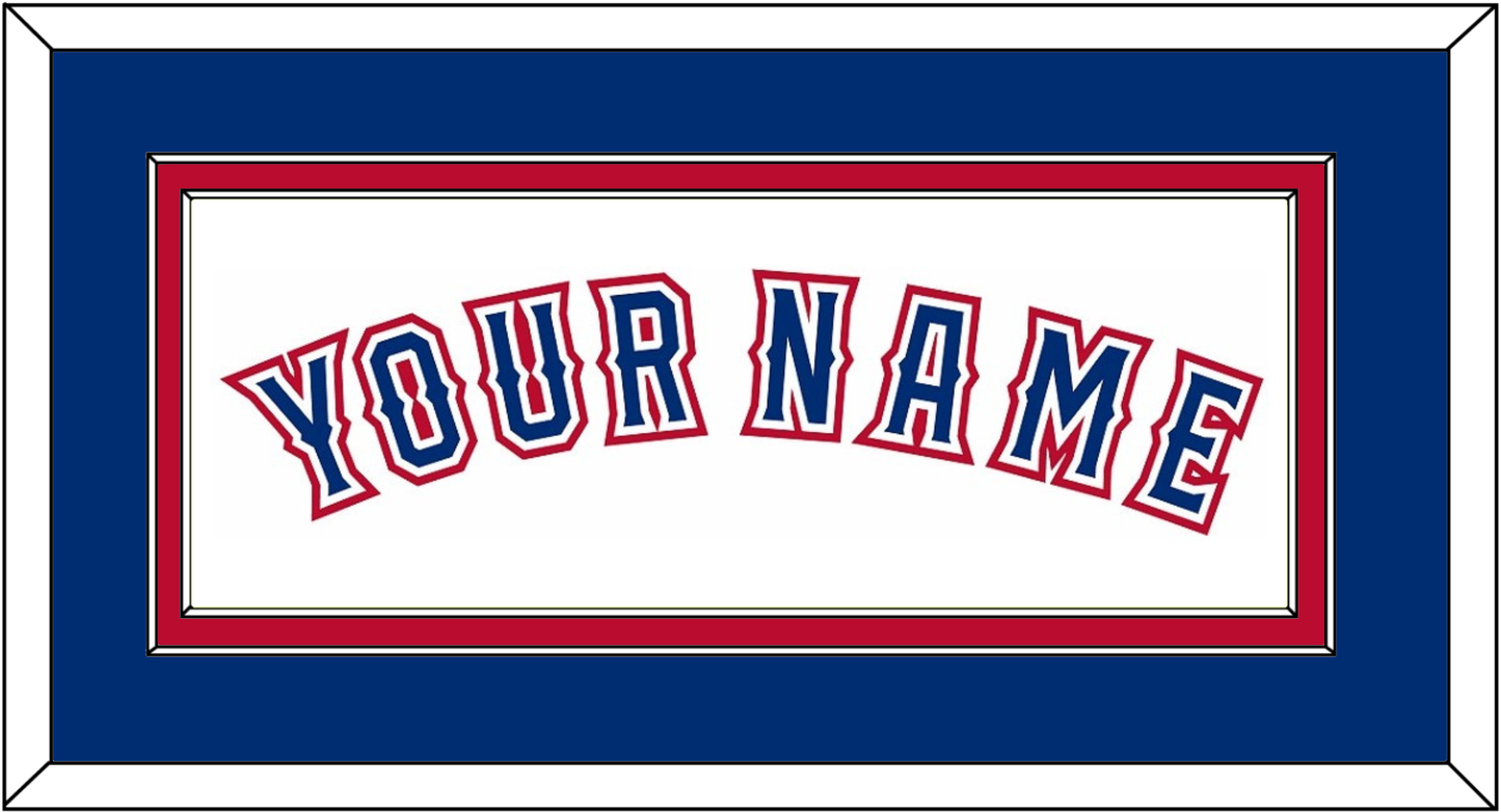 Texas Name - Home White (2016-2019) - Signature Tier 3