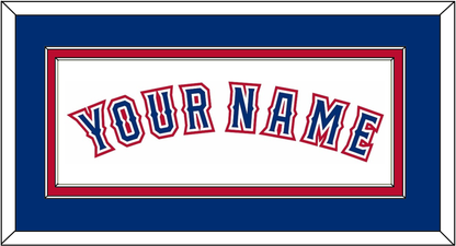 Texas Name - Home White (2016-2019) - Signature Tier 3