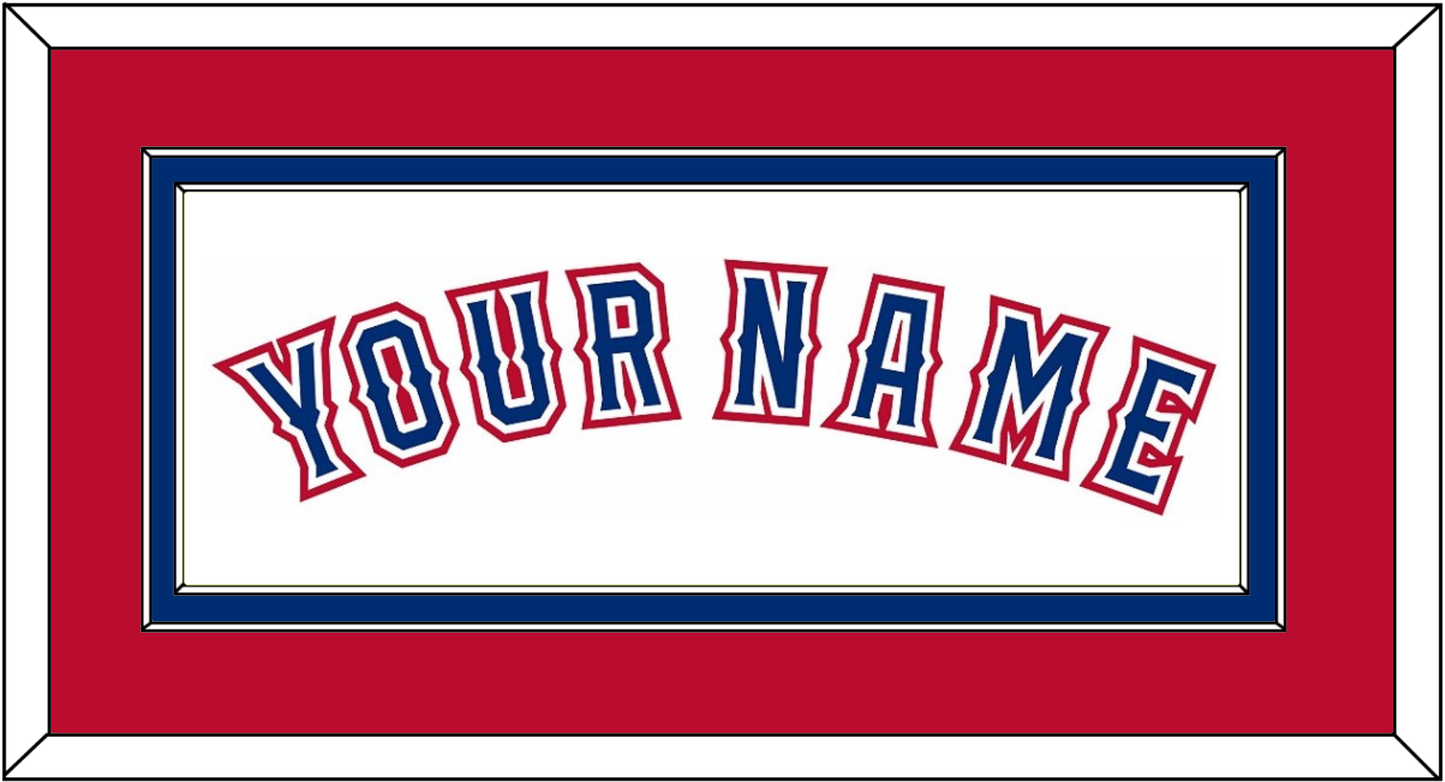 Texas Name - Home White (2016-2019) - Signature Tier 4