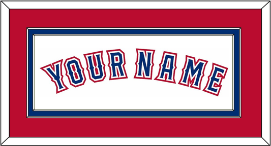 Texas Name - Home White (2016-2019) - Signature Tier 4