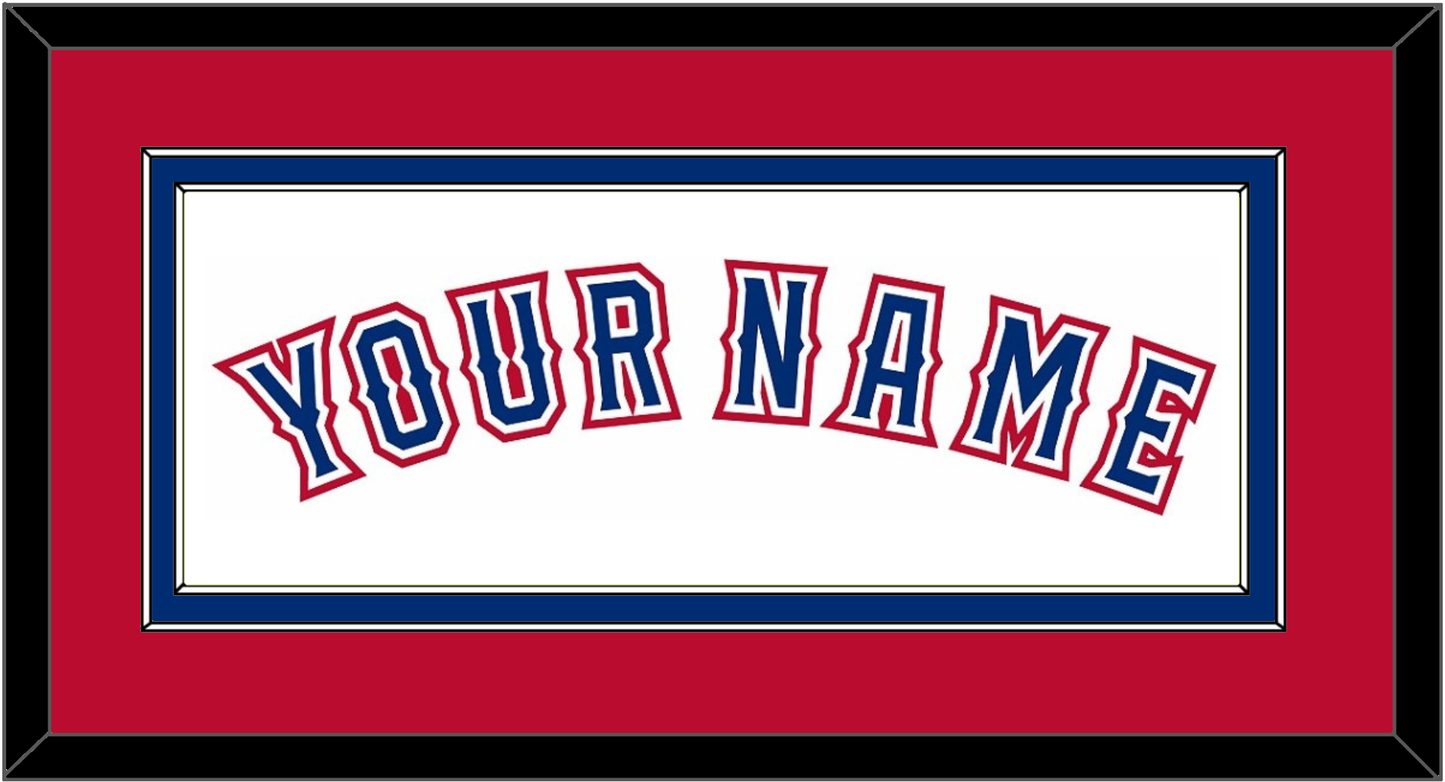 Texas Name - Home White (2016-2019) - Signature Tier 4