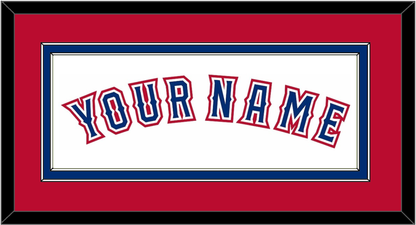 Texas Name - Home White (2016-2019) - Signature Tier 4