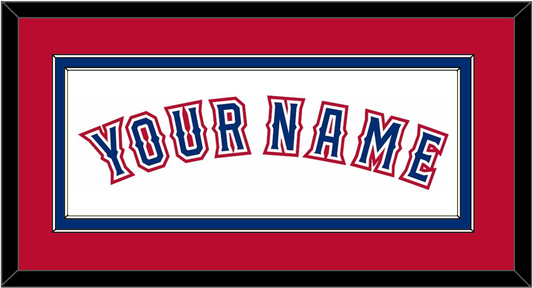 Texas Name - Home White (2016-2019) - Signature Tier 4